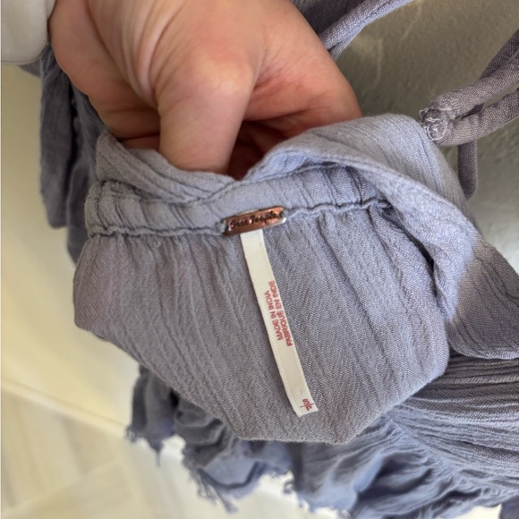 Free People Lilac Ruffle Top - Picture 3 of 6